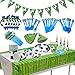 Produktbild BETOY Fußball Gebutstag Party Set 106 Stück Geburtstagsdeko Fussball Geschirr Partyzubehör Set Partygeschirr Geburtstagsset für Kindergeburtstag Fußball-thematische Partydekor