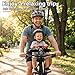 MindWissUp Kids Bike Seat Front Mounted, Detachable Bike Chair for Child with Armrests Foot Pedal Guardrail Bicycle Seat for 45 lbs Toddler Compatible with All Adult MTB