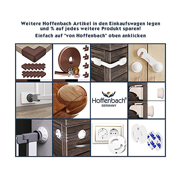 Steckdosen Kindersicherung steckbar 12x - schont Steckdosen - Original Hoffenbach Germany - Kindersicherung für… – Bild 10