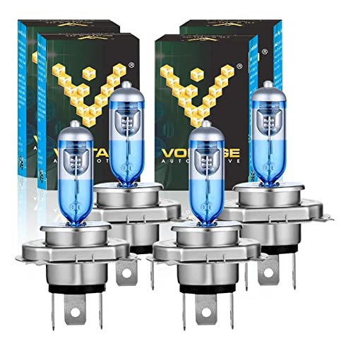 Voltage Automotive 9003 Hb2 Headlight Bulb Blue Eagle 40 Percent Brighter Upgrade (4 Pack) - Replacement For High Low Beam Driving Light #TOP6