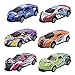 MLL Aleación de Tirar hacia atrás Catapult Car 6 Pcs Stunt Toy Car Creatividad Mini Car Models Pull Back Vehículos Pequeño Juego Premios Divertido Regalo