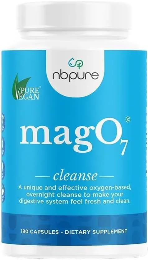 nbpure MagO7: Gut & Digestive Cleanse 180 Capsules