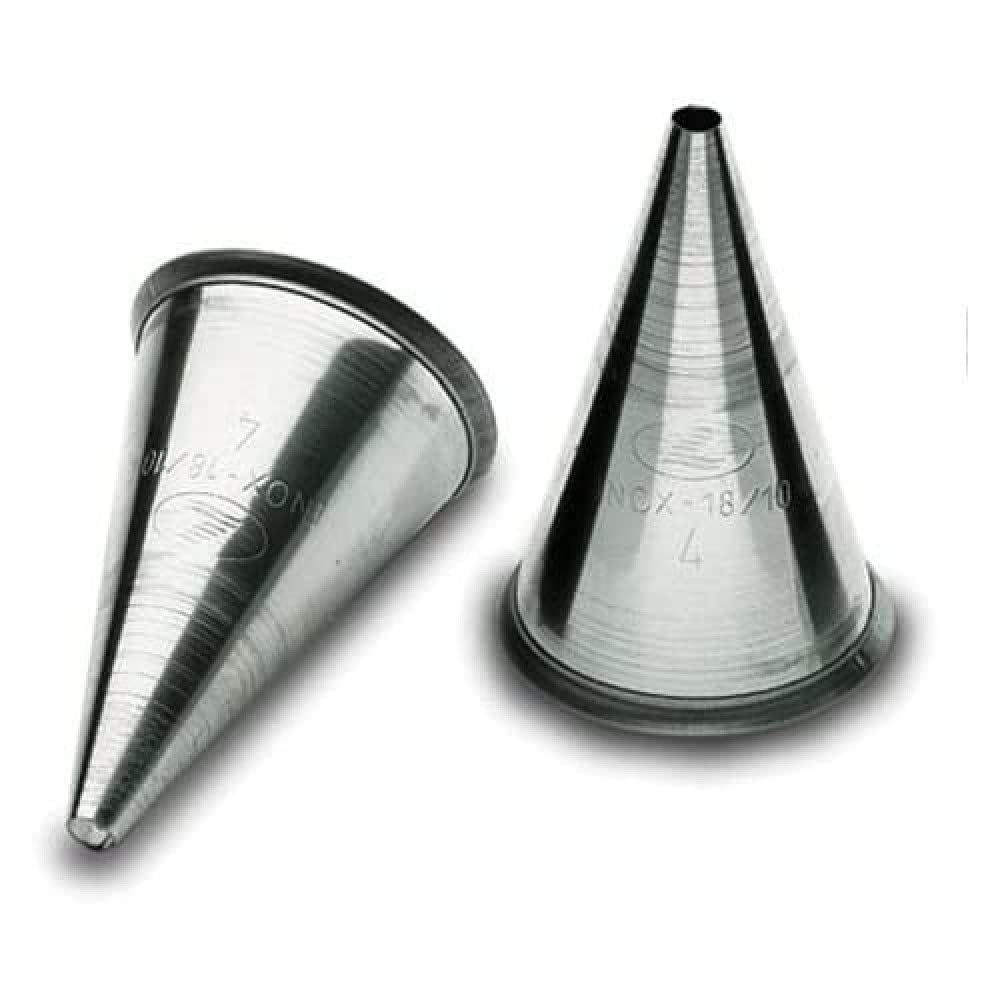 Douille unie inox 8mm pâtisserie Lacor 68908 pour glaçage crème