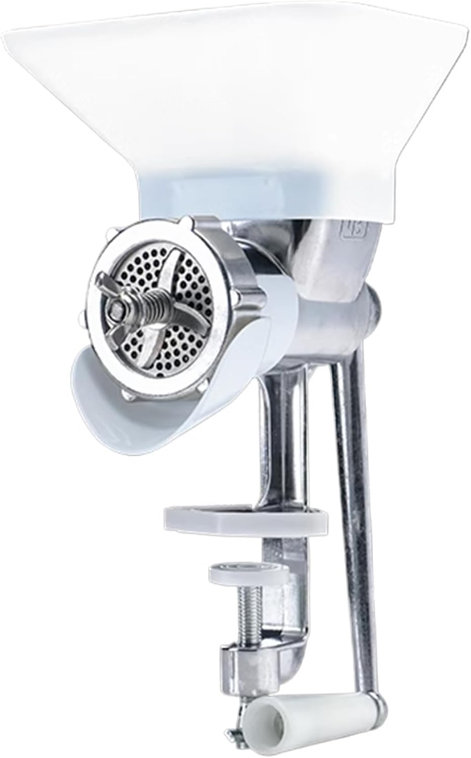 Pellet Machine Manual 2.5mm Pellet Mill w/Crank Wide Mouth Pellet Maker w/Enlarged Outlet Washable Clip On Animal Feed Pellet Machine for Cat Dog Bird Fish
