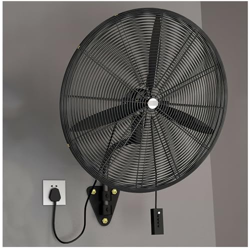 Industrial Wall Mount Fan With 3 Speeds, Adjustable Tilt, Ideal For Workshop, Garage, Patio, Home, Or Commercial Use,750mm