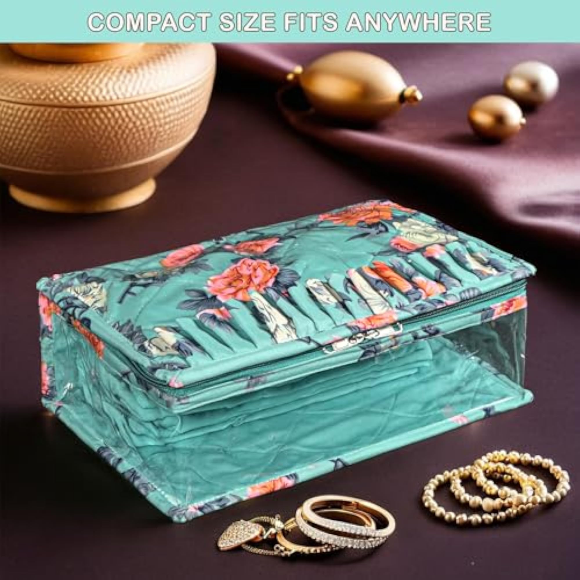 PVC Laminated Jewellery Organisers Pouch for Women