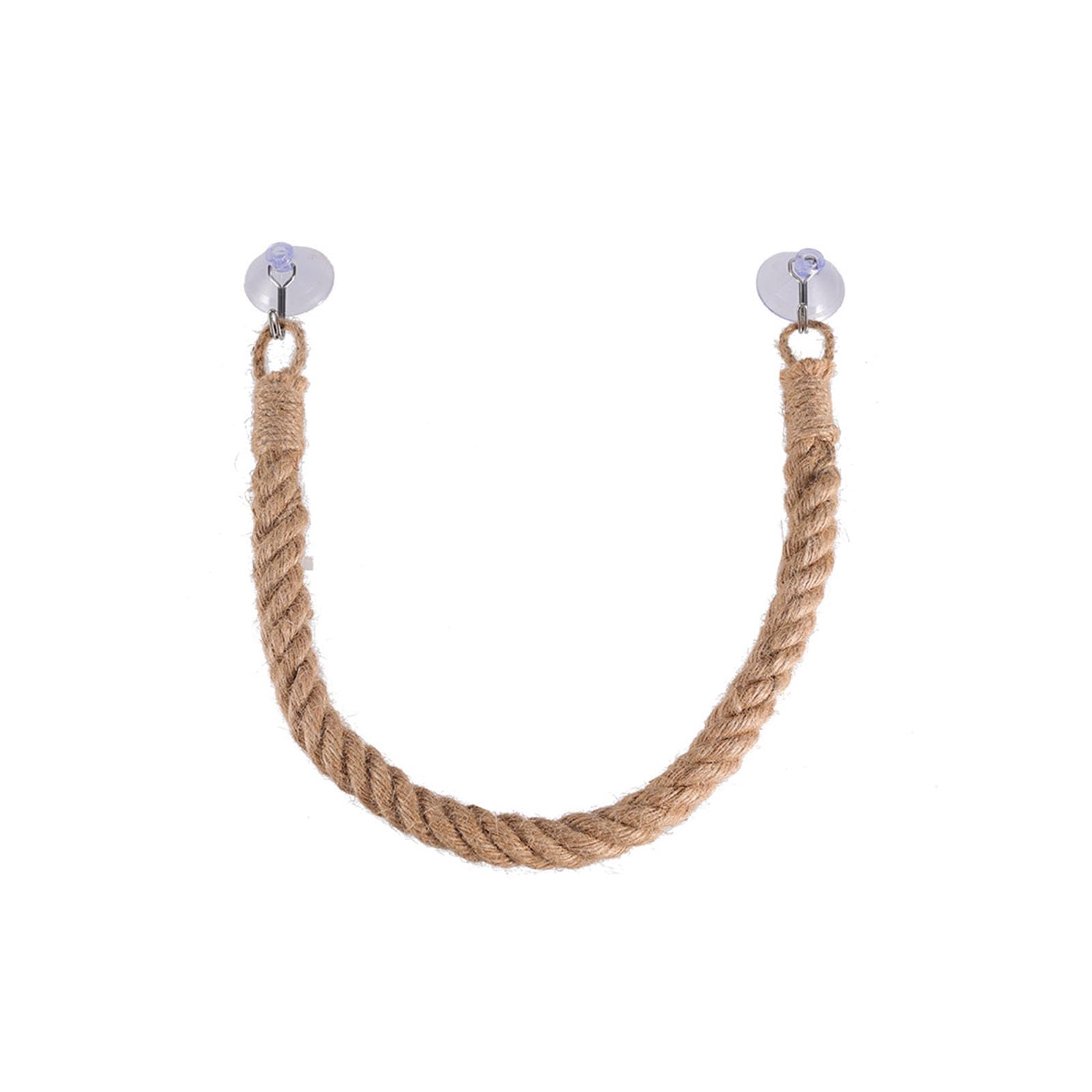 LKTFATD 1PC Reptile Vines Toys, Crested Gecko Accessories, Reptile Tank Accessories, Gecko Tank Accessories with 2 Hooks, Reptile Climbing Rope for Crested Geckos, Lizards, Snakes, Hermit Crabs