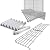 QuliMetal SUS304 Flavorizer Bars, 18.7" SUS304 Cooking Grates and Stainless Steel Grill Warming Rack for Weber Genesis II 400 Series Gas Grills, Genesis II E/S/SE-410, II E/S-435 Series