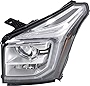 Evan Fischer Headlight Compatible with 2015-2017 GMC Yukon/Yukon XL Clear Lens Composite Halogen Driver Side