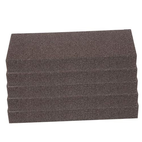 NULYLU 5pcs Fine Sandpaper Blocks for Home Decor Wood Furniture Polishing Wet/dry Sandpapers