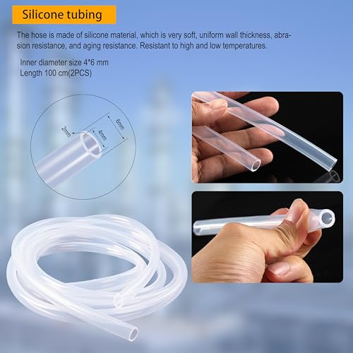 Image of ZIBOO JL3MN2 Manometer Probe Kit, Compatible with Klein Tools ET180 Digital Manometer Compatible with Fieldpiece JL3KM2, SDMN5,SDMN6,ADMN2,HVAC Pitot Static Tube Fit (ZIBOO JL3MN2)