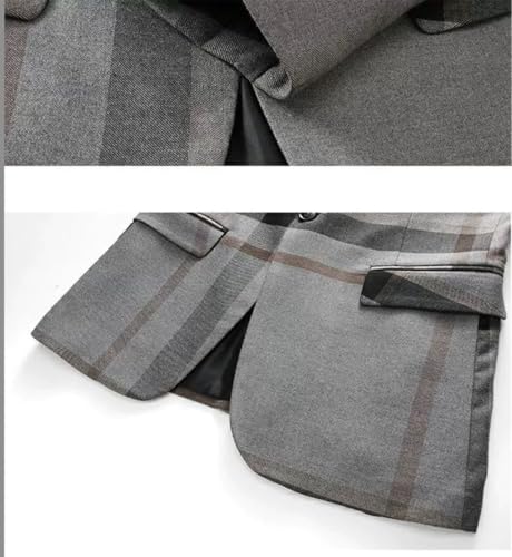 Manteau décontracté hommes blazer de qualité supérieure à revers cranté - 4