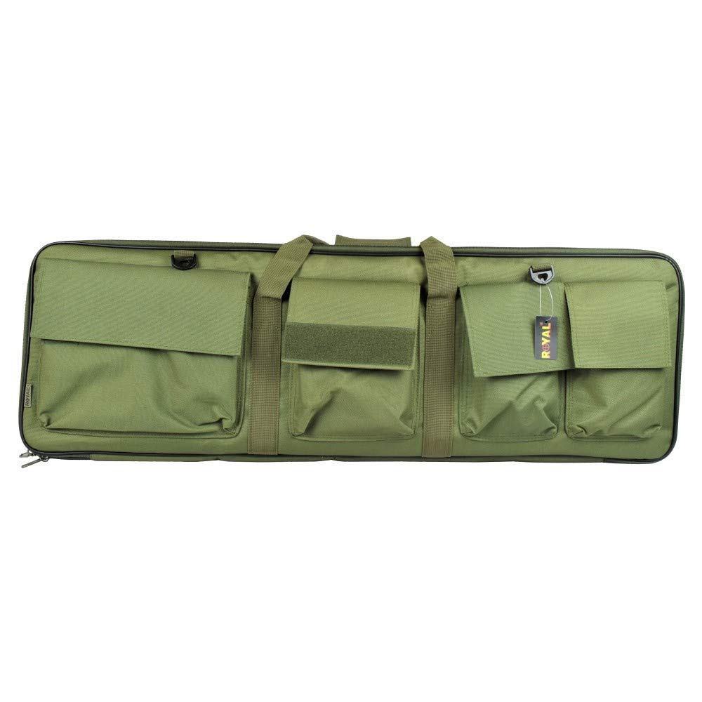 R O Y A L Fodero Borsa Custodia Valigia Porta Fucili Softair Imbottita Verde B100-V 86CM