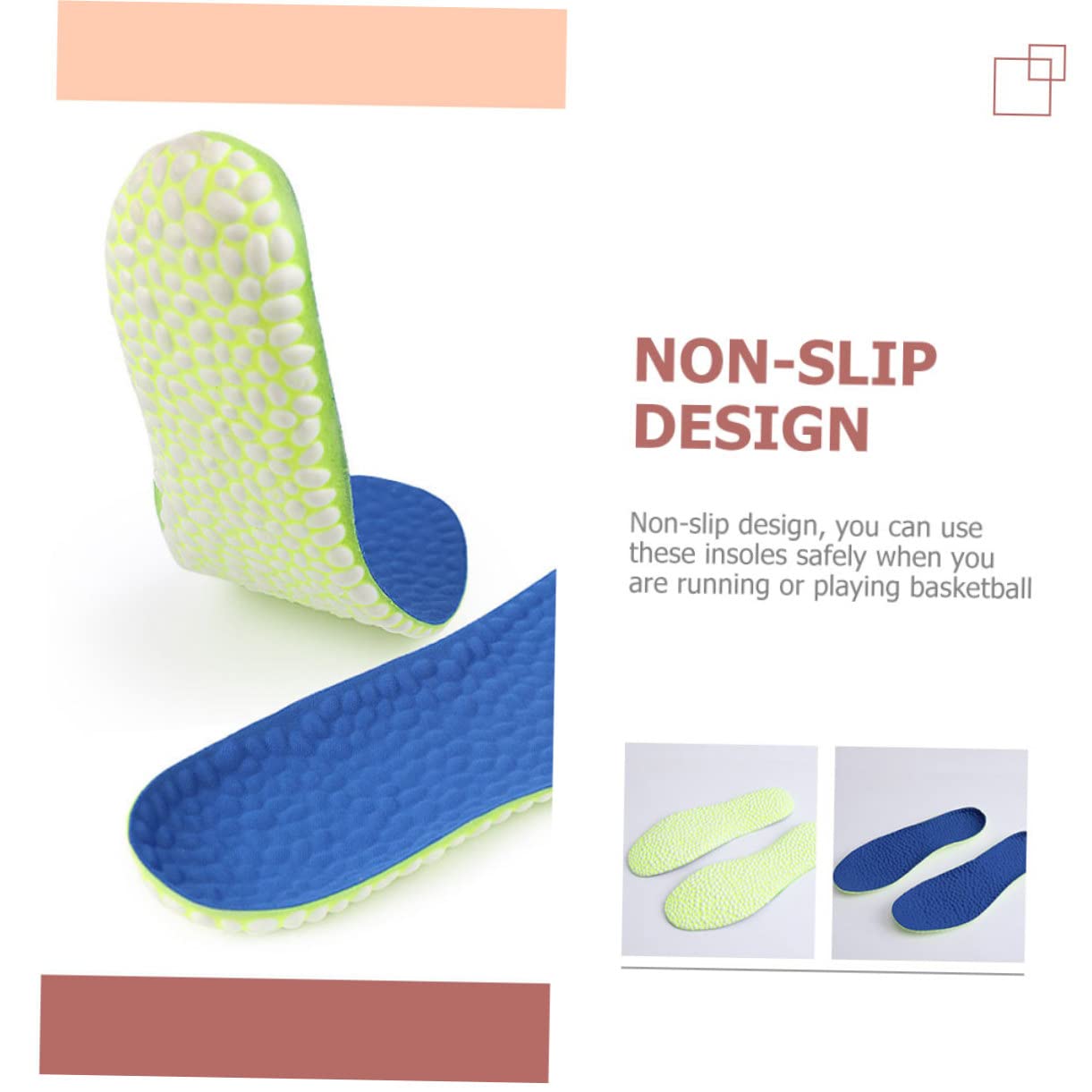 Healeved 5paare Atmungsaktive Sporteinlegesohlen Mit Massageeffekt Tpu Foaming Einlegesohlen Für Schweißabsorption Und Dämpfung Passend Für Sneakers