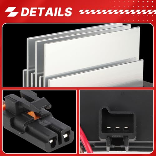 Image of 19331830 Blower Motor Resistor Heater - Blower Motor Fan Control Module for 2003-2007 Hummer H2 Replaces# 19329838 89023355 93803637 88986529 15-80388 15-80655 15-80911 3GSH-19E624-CA (1)