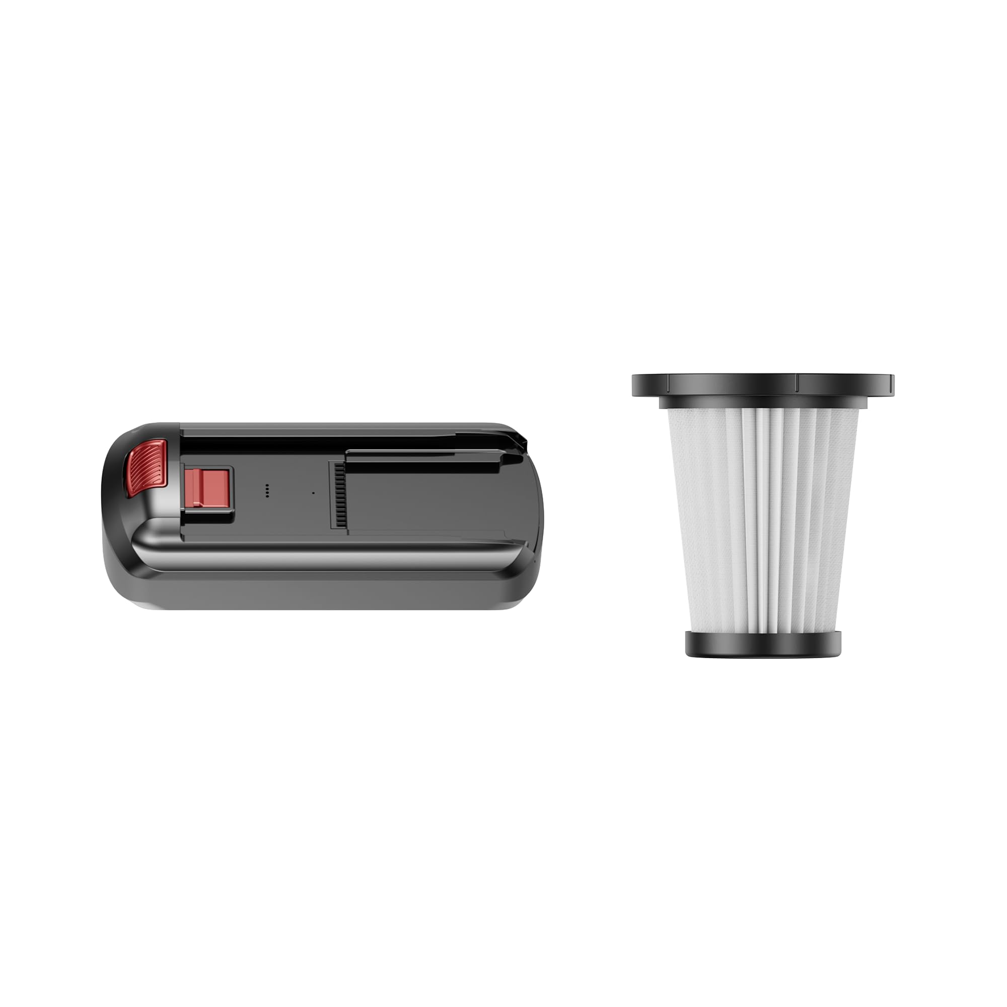 FDUXUD Vacuum Cleaner Accessories – Battery + HEPA Filter (1 pc) – Compatible with Core A10 Vacuum Cleaner
