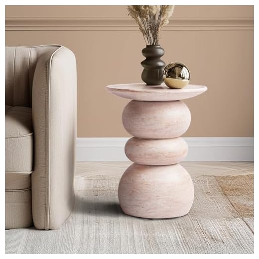 Stylish Weatherproof Concrete Side Table