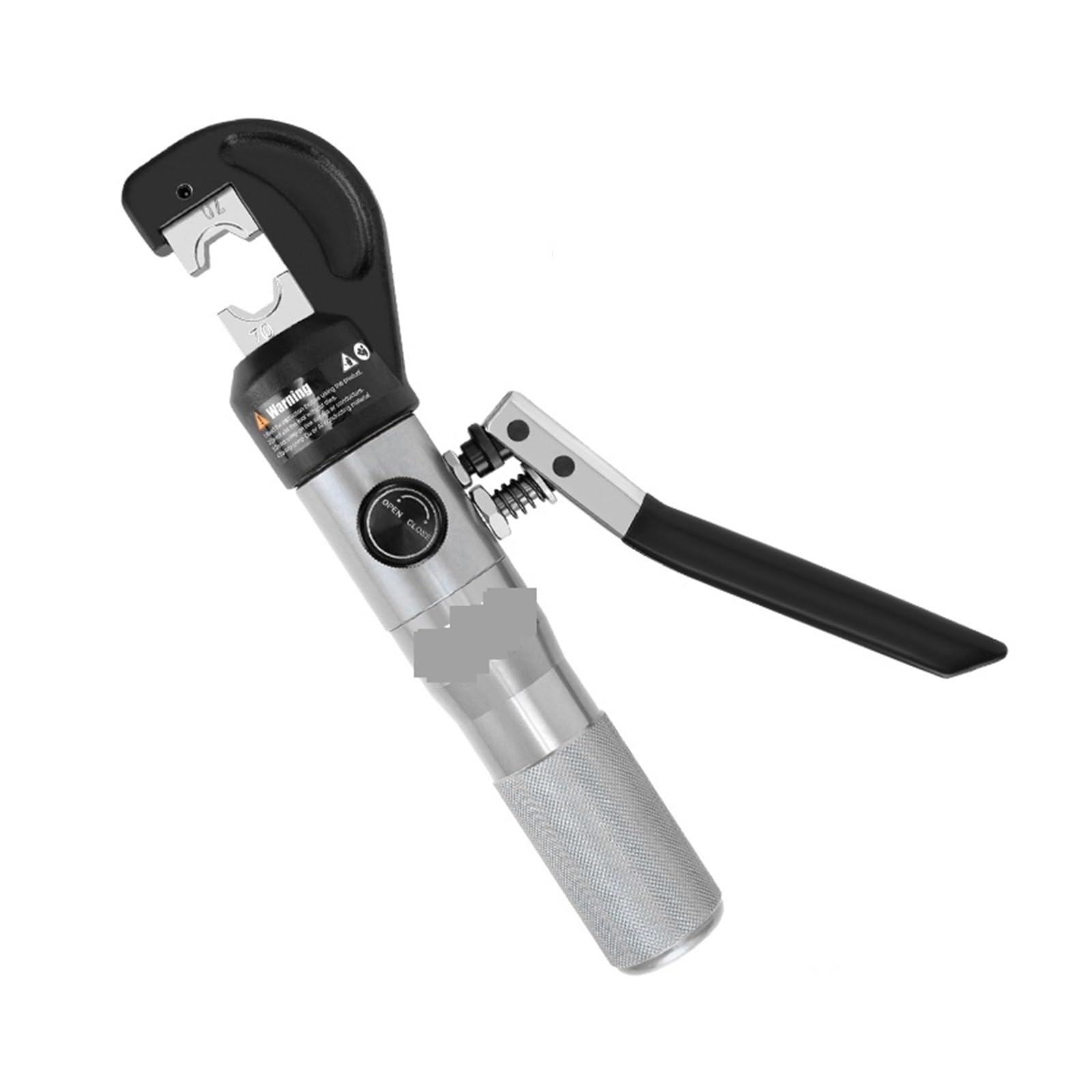 Gqnblvhzupdm Sliver Pneumatic Cylinder Hydraulic Crimping Tool Plier Range 4-70Mm2 Force 45Kn Copper And Aluminum Terminals(Sliver)