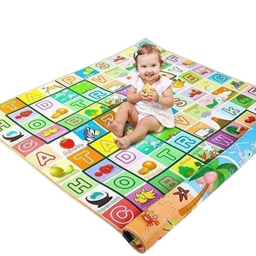 GOMAIHE Double Sided Water Proof Baby Play Mat, Learning mats for Kids Large Size, Crawling Baby Carpet (Extra Large Bigge... - Review, Price and Buying Guide