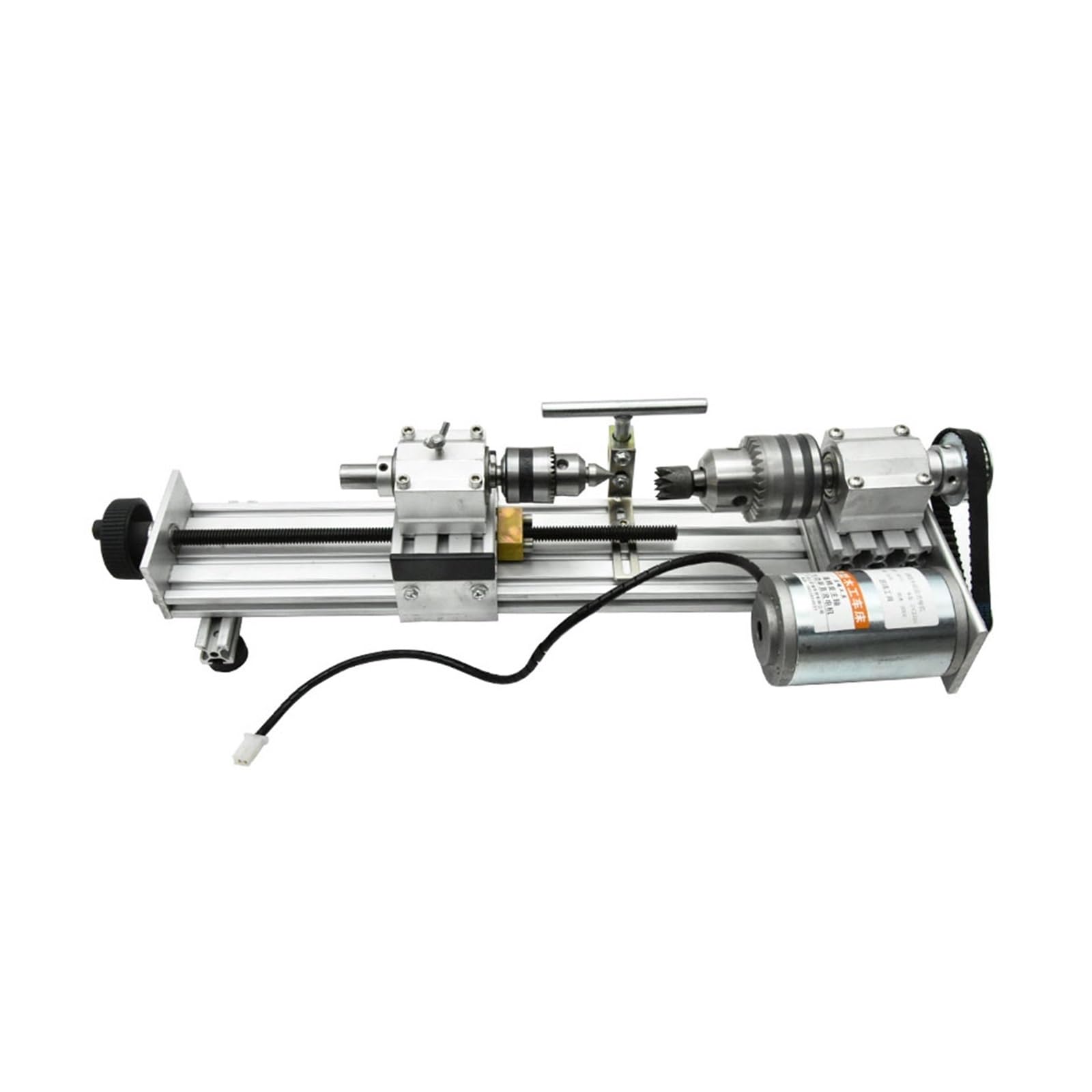 Mini torno for pulir metales, torno for trabajar la madera, regulación de velocidad continua, mini torno de alta precisión, máquina de cuentas, 280 W Para bricolaje