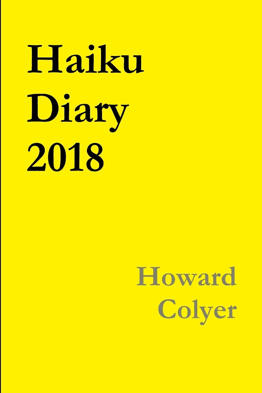 Haiku Diary 2018