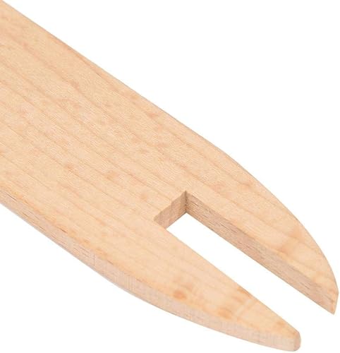 Miniatura 7 de ViaGasaFamido 2 unidades de lanzadera de madera de haya, palos de tejer de tejer, suéter de bricolaje, bufanda, tapiz, herramienta de telar para