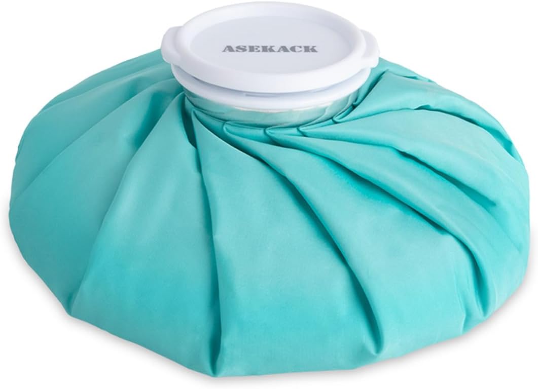 Ice Bags for Injuries, Thickened Ice Packs for Injuries Reusable, Hot & Cold Therapy for Pain Relief, Sports Injuries, No-Leak Cold Packs, 3 Size (6" 9" 11") (Set with Wrap)