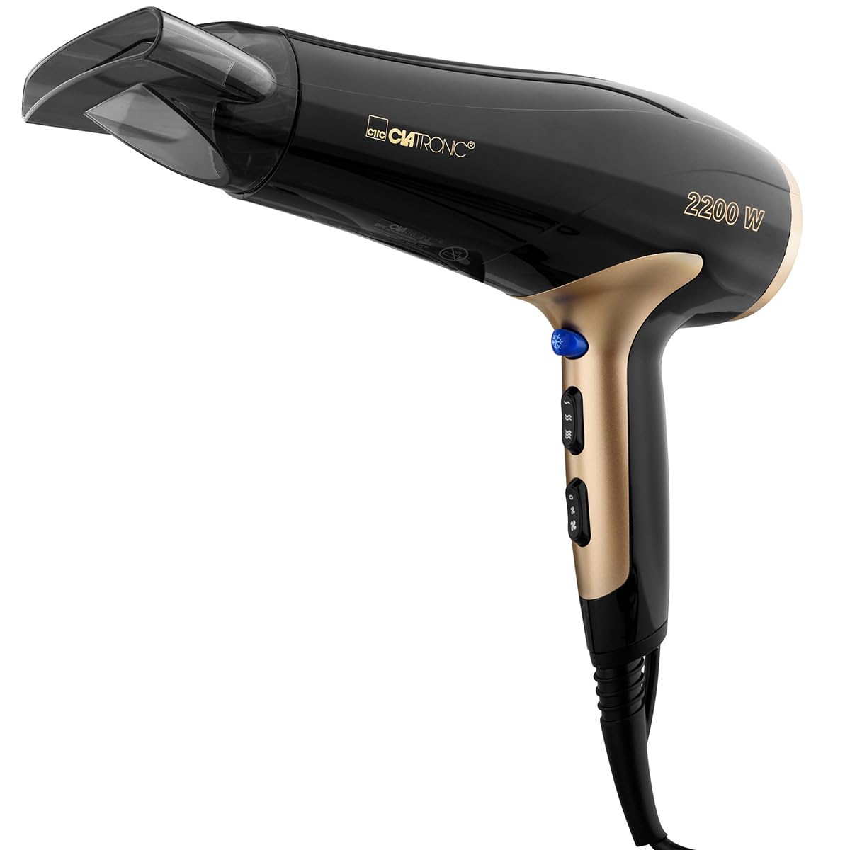 Clatronic Professional Hair Dryer Silencer Ionic Black/Copper