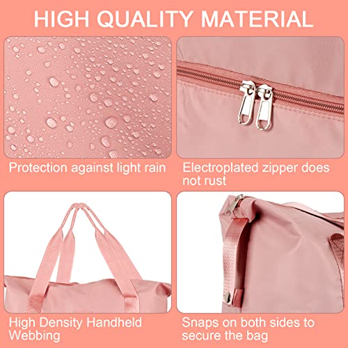 CS COSDDI Travel Duffel Bag, 29L Weekend Bag with Trolley Sleeve, Dry & Wet Seperated Sports Gym Bag Waterproof Bag Carry On Bag for Women Men Weekender Tote Bag Hospital Bag Cabin Bag - Image 9