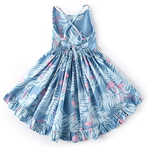 Girls Dresses Baby Dress Baby Dresses 12-18 Months Baby Flamingo Baby Girl Dress 12-18 Month Sleeveless Easter Dress Birthday Party Toddler Dress Cute (A1Flamingo,80) #TOP1