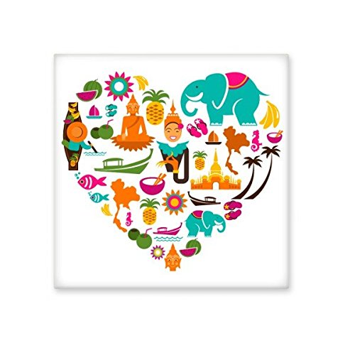 Carreau Thaïlande éléphant céramique idée cadeau déco originale
