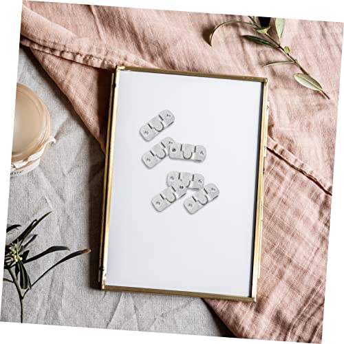 Image of Generic 30pcs Heavy Duty Mirror Holder Clips Interlocking Picture Hangers Universal Frame Hanger Set