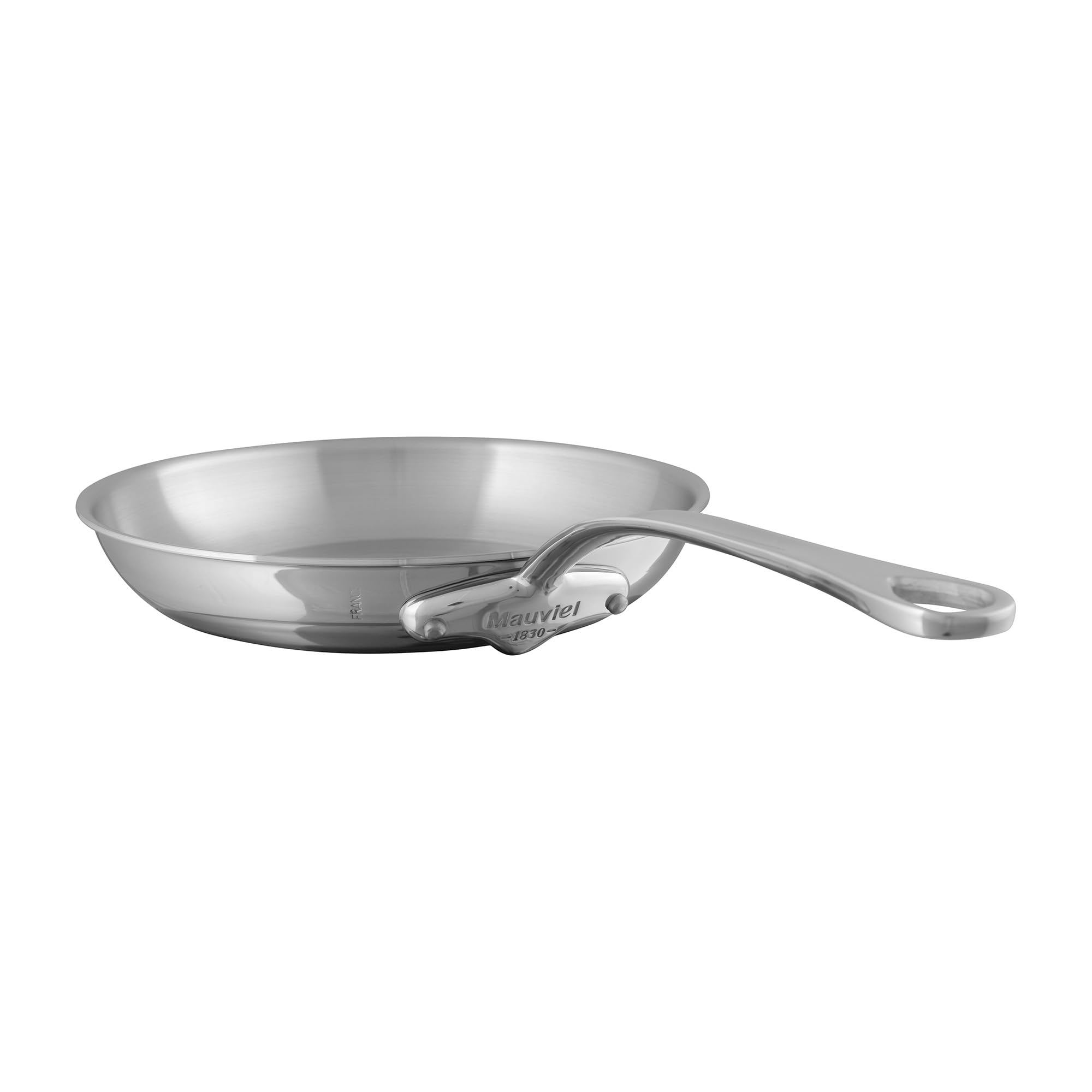 Poêle Tripli Inox Mauviel M'Urban 4 tout feu induction manche fonte 23,9 cm
