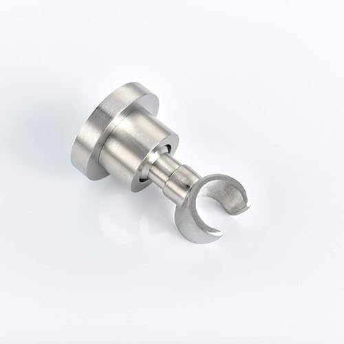 Miniatura 5 de Soporte de perforación para cabezal de ducha, soporte extraíble para cabezal de ducha de mano, cepillado, soporte de ducha, redondo, ST31