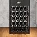 Homeiju Wine Rack Freestanding Floor, Bar Cabinet for Liquor and Glasses, 4-Tier bar Cabinet with Tabletop, Glass Holder, Storage Drawer and Wine Storage for Living Room (Patent No.D29872845)