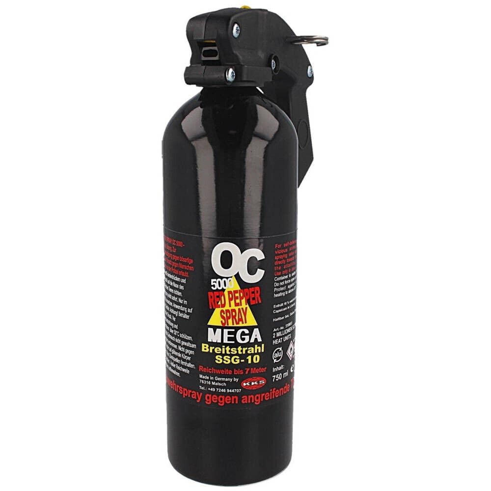Generisch XXL 750ml Tierabwehrspray MEGA Breitstrahl OC 5000 Pfefferspray