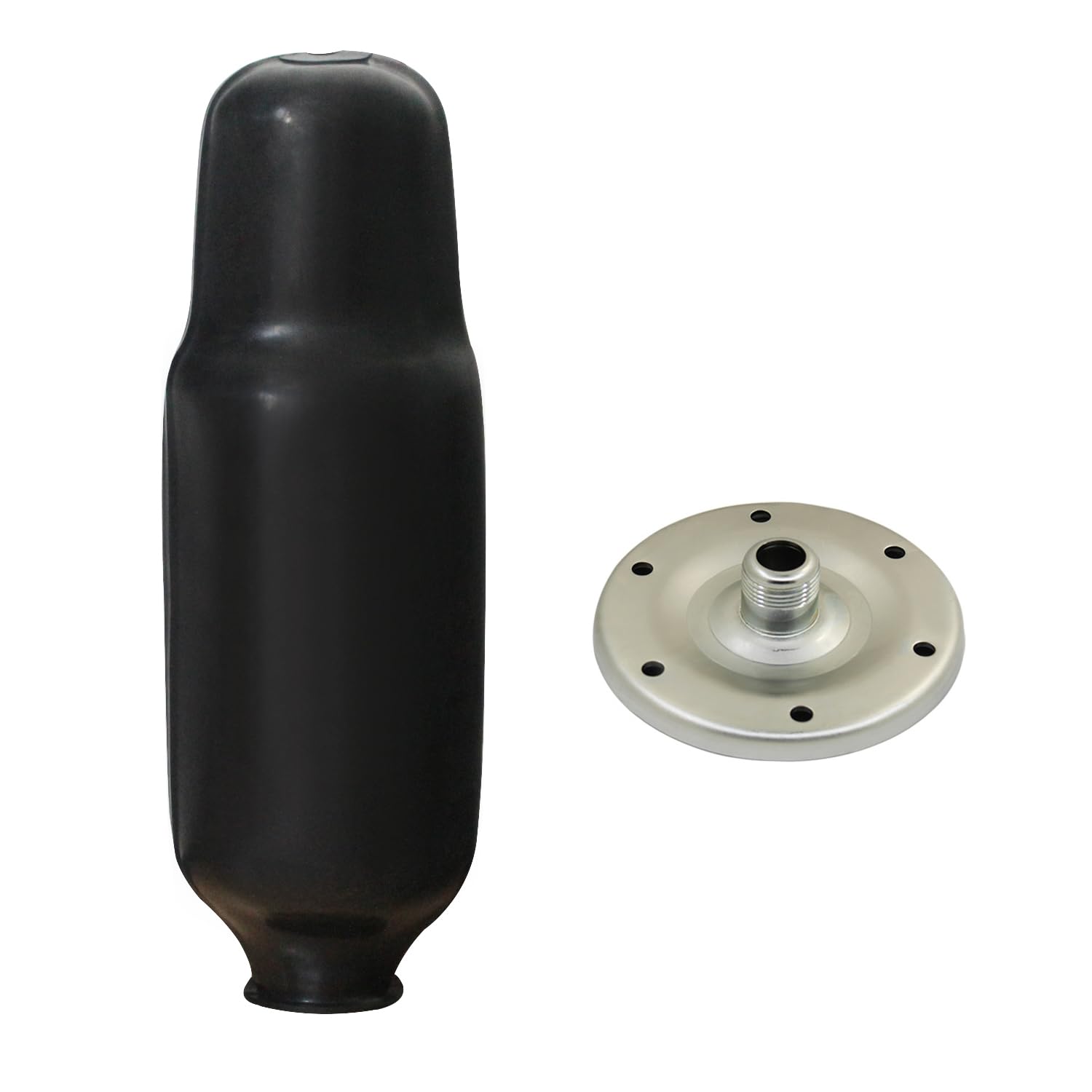Flangia autoclave membrana in gomma per vaso di espansione pressione pompa pozzo gruppo pressurizzazione membrana epdm flangia ricambio vaso autoclave kit (Membrana 100L e Galvanizzato Flangia 25mm)