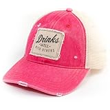 Karma, Beach Trucker Hat for Women, Adjustable Classic Trucker Hat with Mesh Back, Drinks Well with Others