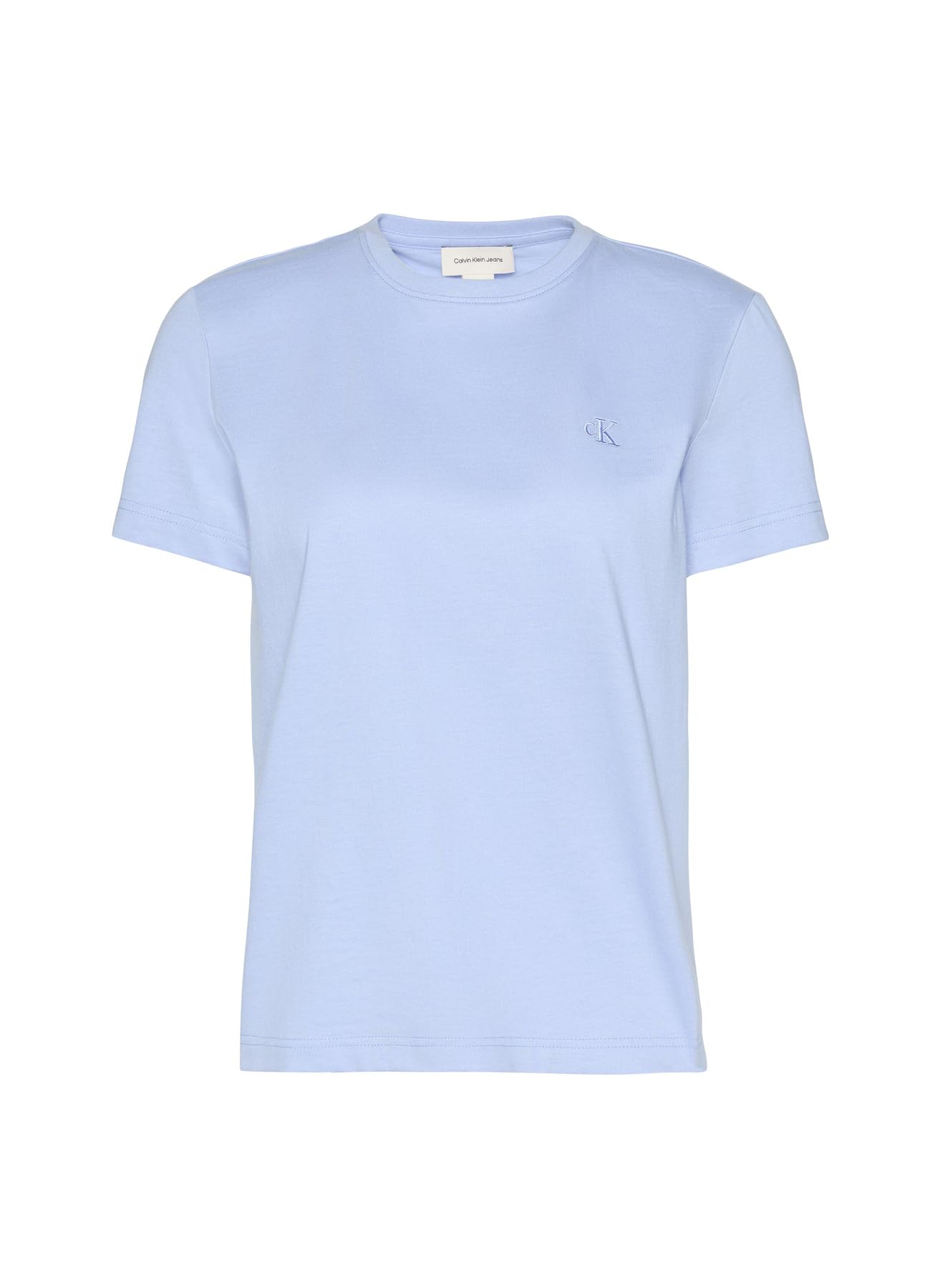 Calvin Klein Women's Archive Jersey Crew Tee EU LV047B224G Tees, Blue (Hydrangea), XL