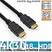 Produktbild conecto Premium Zertifiziertes High Speed HDMI Kabel mit Ethernet, vergoldete Anschlüsse (4K UltraHD, 3D Full HD, 18Gbps Full Bandwith, HDR High Dynamic Range) 2,0m