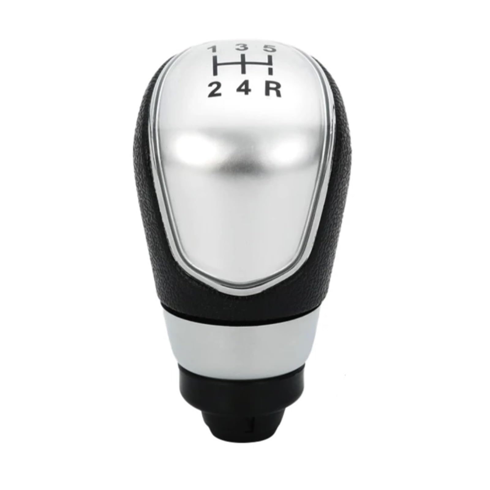 Lozopmtmld Silver 5 Thread Replacement Shift Lever Knob For Mk7 2008-2013