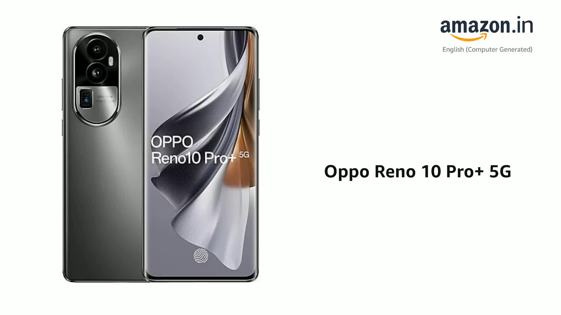 OPPO Reno 10 Pro+ 5G (Silvery Grey, 12 GB, 256 GB) : Amazon.in