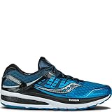 Saucony Men's Triumph Iso 2 Running Shoe, Blue/Black/Silver, 10 M US