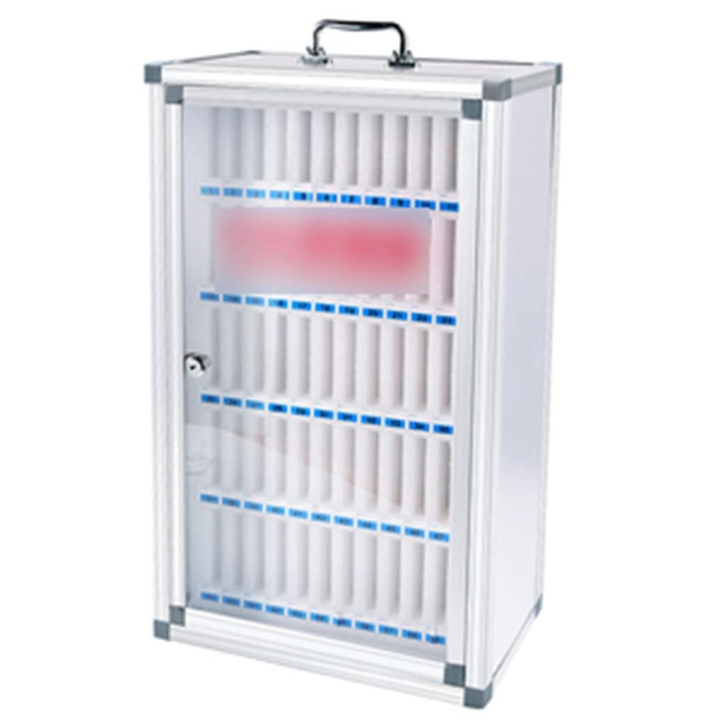 24/36/48/60 Slots Phone Locker Wall Mounted Company Conference Cell Phone Storage Cabinet For Classroom Office Factory(60)