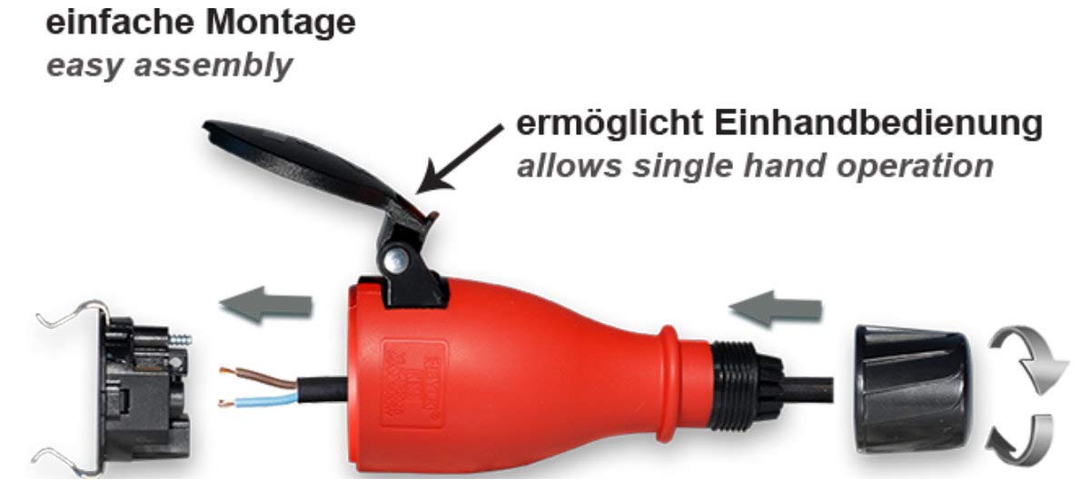 Barrette D'alimentation Avec 6 Contacts, Protection Contre Les