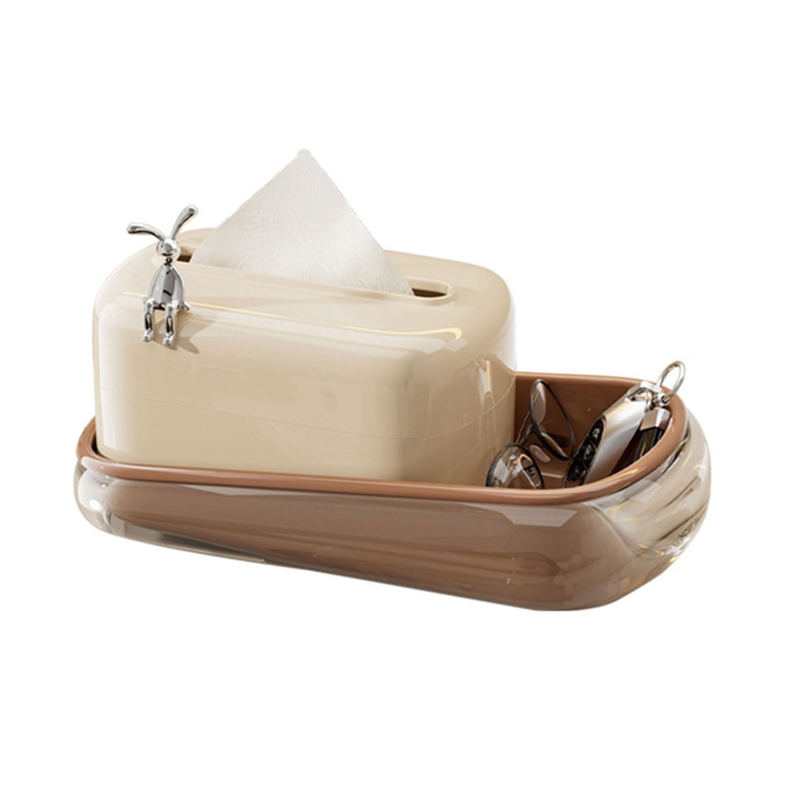 Functional and Tissue Box Cover Contemporary Decorative Tissue Dispenser Sophisticated Box Container Storage Case