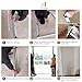 AErosx 100% Blackout Fabric Folding Door Curtain with Magnetic Closure, 23-80in Wide, Multifold Temporary Retractable Sliding Door for Bedroom, Closets, Wardrobe, Office(165x203cm/65x80in)