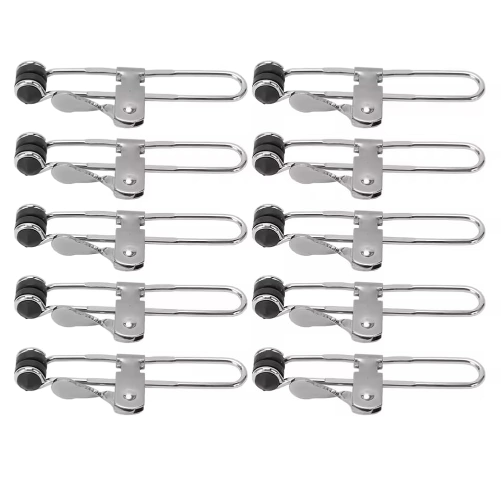 IJSDNVJNDX Tile Mounting Clips 10PCS Lever Action Grid Clamp Multifunctional Stainless Steel Rust Proof