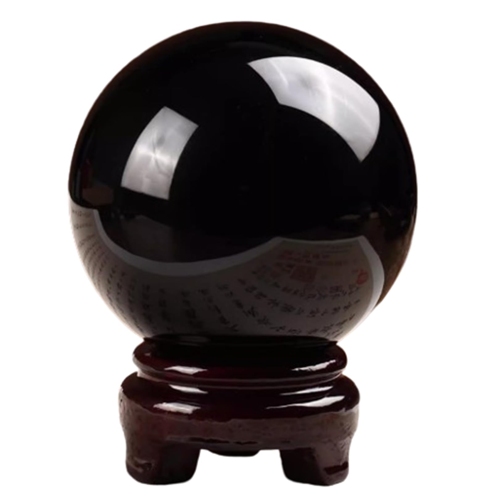 JFGCTYHXY Crystal balls, with Wooden Stand,Feng Shui Crystal Decoration for Home & Office,150mm/5.9in(180mm/7.1in)