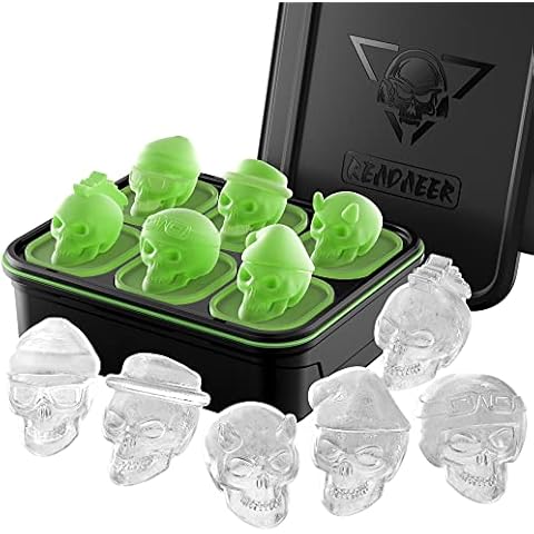 Readaeer Cubiteras para Hielo de Silicona Cover